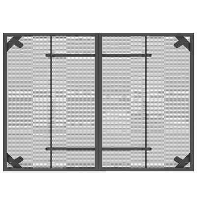 vidaXL Trädgårdsbord antracit 110x80x72 cm stålnät