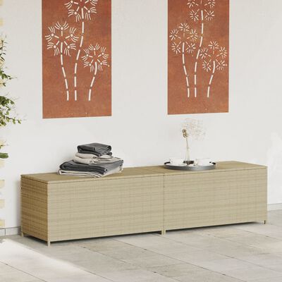 vidaXL Dynbox blandad beige 469L konstrotting