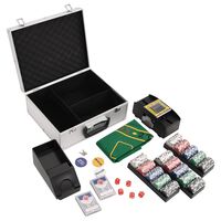 vidaXL Poker set 300 delar 11,5 g