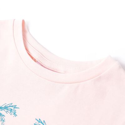 T-shirt för barn mjuk rosa 140