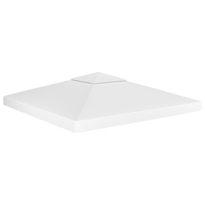 vidaXL Paviljongtak med ventilering 310 g/m² 3x3 m vit