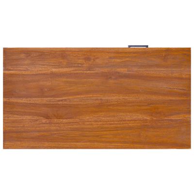 vidaXL TV-bänk 90x50x37 cm massiv teak