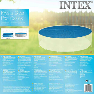 Intex Poolöverdrag solenergi runt 366 cm 29022