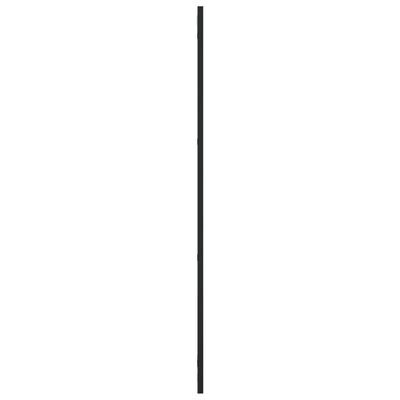 vidaXL Väggspegel svart 30x100 cm rektangulär järn
