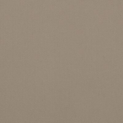 vidaXL Stolsdynor 2 st taupe 40x40x7 cm oxfordtyg