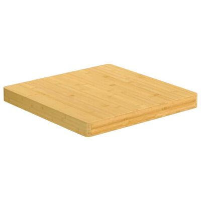 vidaXL Bordsskiva 60x60x4 cm bambu