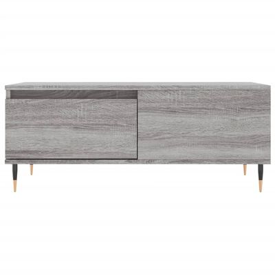 vidaXL Soffbord grå sonoma 90x50x36,5 cm konstruerat trä
