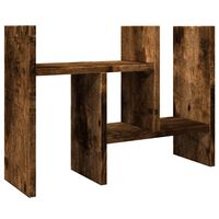vidaXL Skrivbordshylla sonoma-ek 34,5x15,5x35,5 cm konstruerat trä