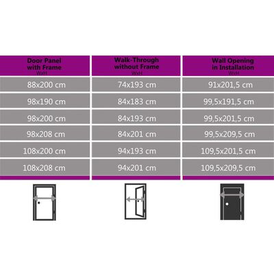 vidaXL Ytterdörr vit 88x200 cm PVC