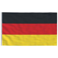 vidaXL Tysklands flagga 90x150 cm