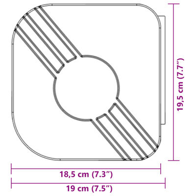 vidaXL Markis infällbar antracit 5x3 m tyg&aluminium