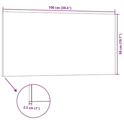 vidaXL Väggpaneler 3D 5 st brun 100x50 cm EPS