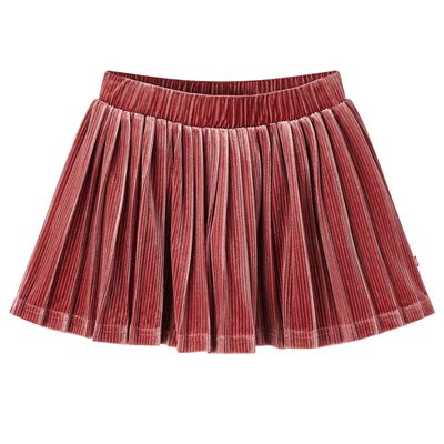 Plisserad kjol för barn medium rosa 92