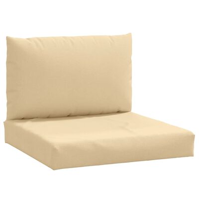 vidaXL Palldynor 2 st melerad beige tyg