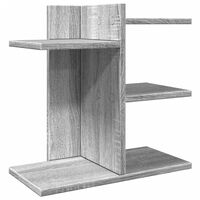 vidaXL Skrivbordshyllor grå sonoma 42x21,5x42 cm konstruerat trä