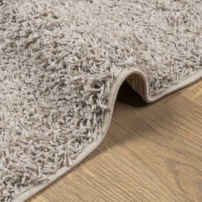 vidaXL Ryamatta PAMPLONA lång lugg modern beige 100x200 cm