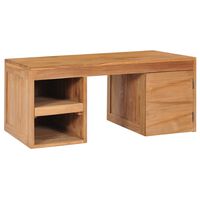 vidaXL Soffbord 90x50x40 cm massiv teak