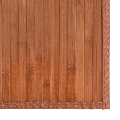 vidaXL Matta rektangulär brun 100x300 cm bambu