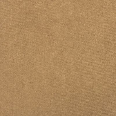 vidaXL 3-sitssoffa brun 180 cm sammet