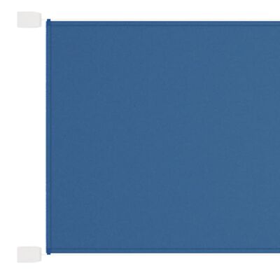 vidaXL Markis vertikal blå 100x1200 cm oxfordtyg