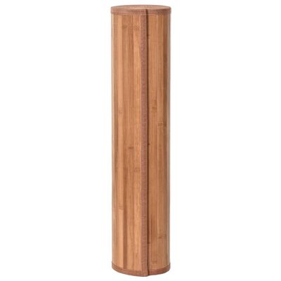vidaXL Matta rektangulär naturlig 80x1000 cm bambu