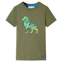 T-shirt för barn khaki 92