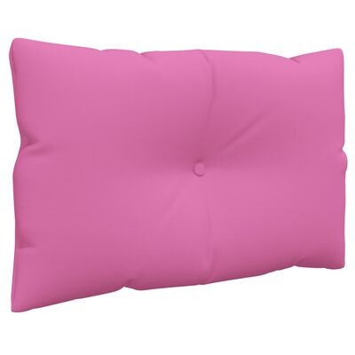 vidaXL Dynor till pallsoffa 2 st rosa Oxford-tyg