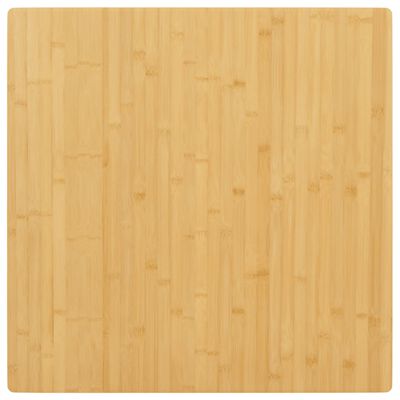 vidaXL Bordsskiva 90x90x2,5 cm bambu