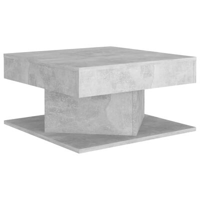 vidaXL Soffbord betonggrå 57x57x30 cm konstruerat trä