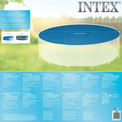 Intex Poolöverdrag solenergi runt 549 cm 29025