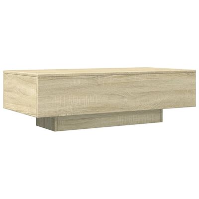 vidaXL Soffbord sonoma ek 100x49,5x31 cm konstruerat trä