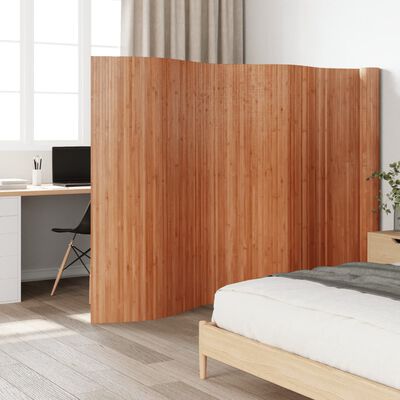 vidaXL Rumsavdelare brun 165x800 cm bambu