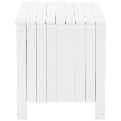 vidaXL Förvaringslåda med lock RANA vit 100x49x54 cm massiv furu