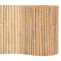 vidaXL Stängsel bambu 1000x30 cm