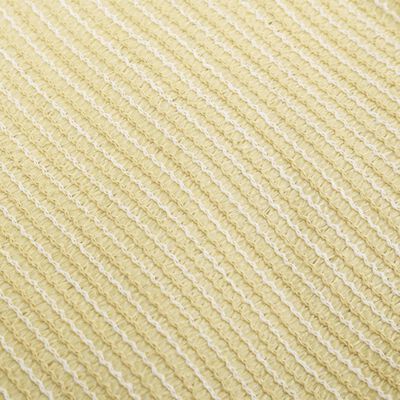 vidaXL Solsegel 160 g/m² beige 3x4x5 m HDPE