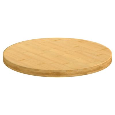 vidaXL Bordsskiva Ø30x2,5 cm bambu