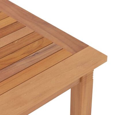 vidaXL Trädgårdsbord 200x90x75 cm massiv teak