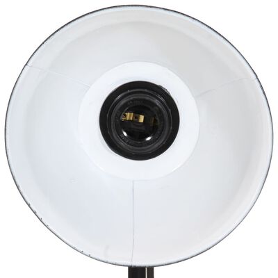 vidaXL Skrivbordslampa 25 W svart 17x17x50 cm E27