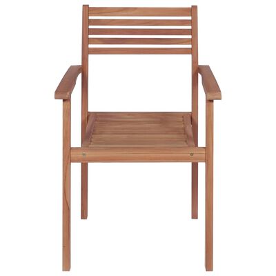 vidaXL Trädgårdsstolar 2 st med beige dynor massiv teak