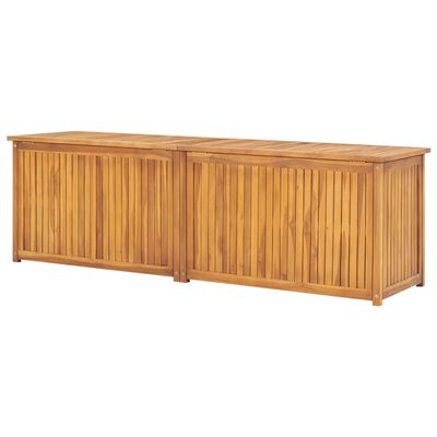 vidaXL Trädgårdslåda 175x50x55 cm massiv teak