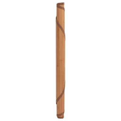 vidaXL Matta rund natur 80 cm bambu