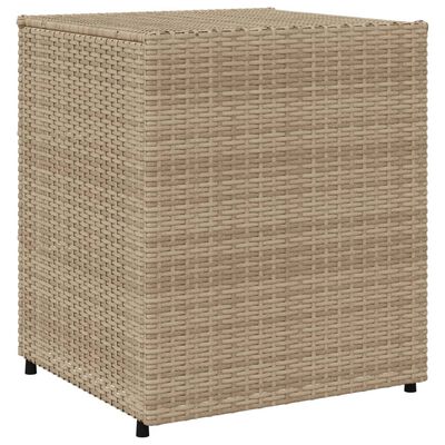 vidaXL Trädgårdsskåp beige 55x59x69 cm konstrotting