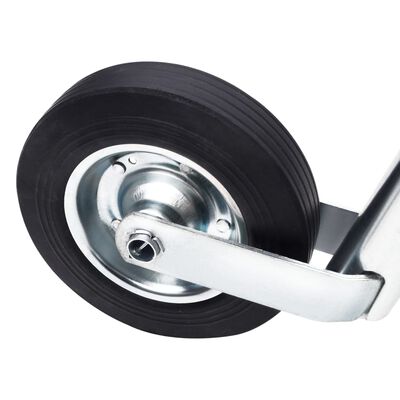 vidaXL Stödhjul med klämma 60 mm galvaniserat stål