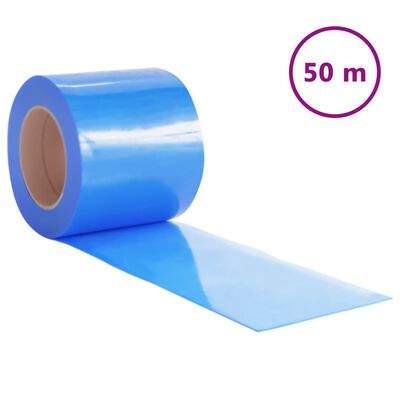 vidaXL Köldridå blå 200x1,6 mm 50 m PVC