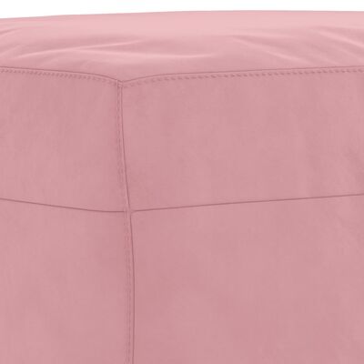 vidaXL Fotpall rosa 60x50x41 cm sammet