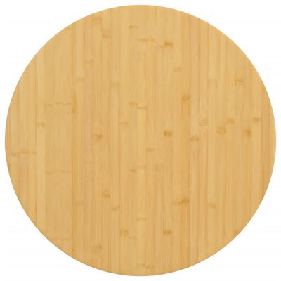 vidaXL Bordsskiva Ø60x1,5 cm bambu