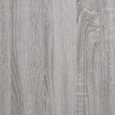 vidaXL Soffbord grå sonoma 90x90x28 cm konstruerat trä