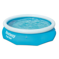 Bestway Pool uppblåsbar Fast Set rund 305x76 cm 57266