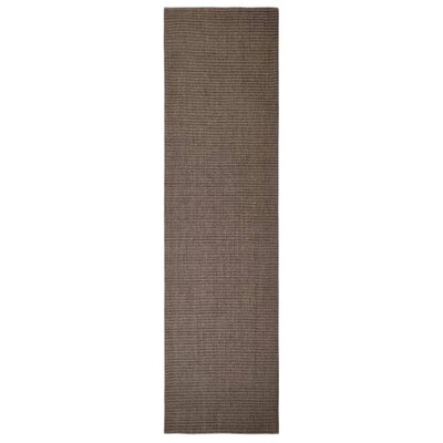 vidaXL Sisalmatta för klösstolpe brun 80x300 cm