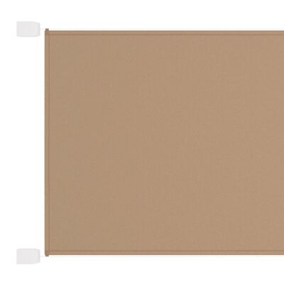 vidaXL Markis vertikal taupe 250x360 cm oxfordtyg